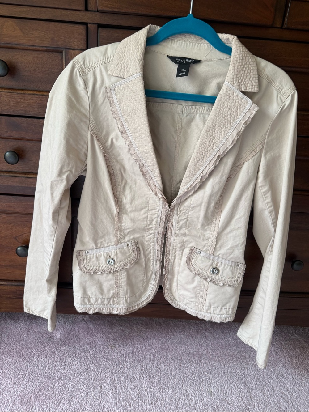 White House Black Market Tan Blazer